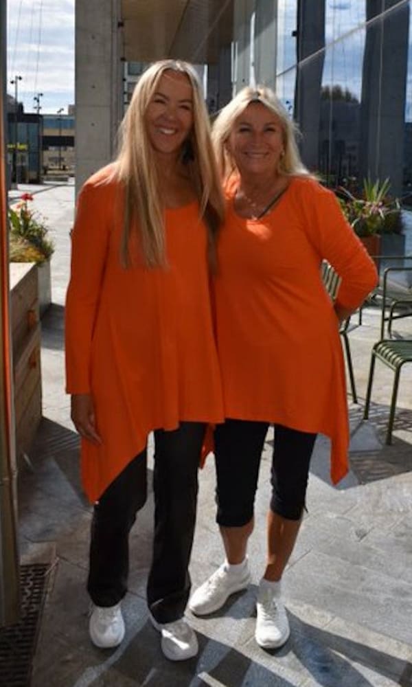 Jade tunika lepakkopaita oranssi