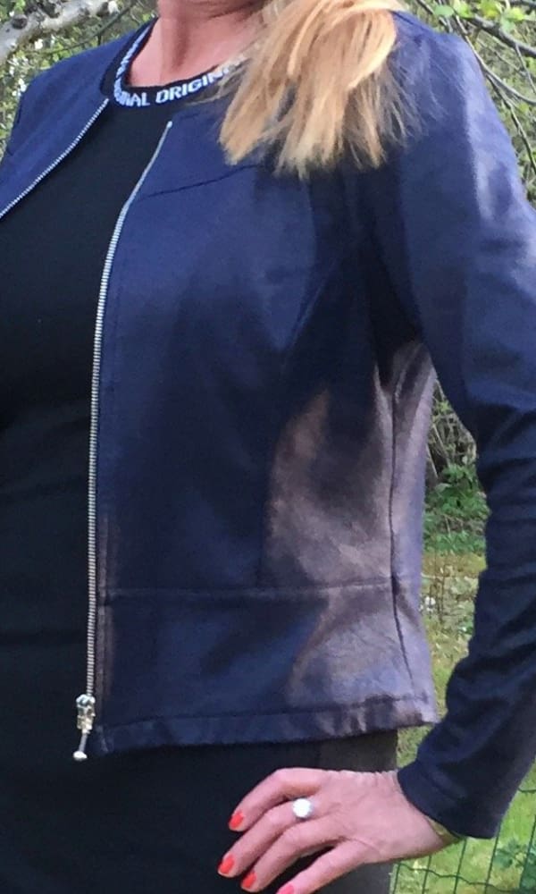 Tekstiilinahkainen Jakku Paula Marine